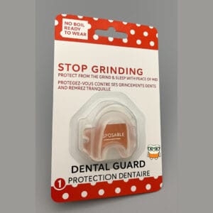 محافظ دندان قروچه یک‌بار مصرف بدون نیاز به جوشاندن برای خواب شبانه