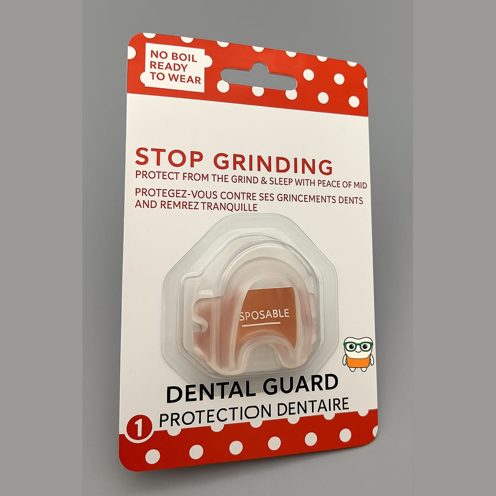 محافظ دندان قروچه یکبار مصرف | دنتوپلاست محافظ دندان قروچه یکبار مصرف بدون نیاز به جوشاندن برای خواب شبانه
