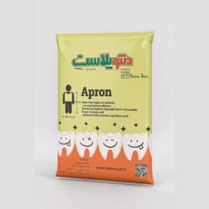 پیش بند نایلونی ضخیم دنتوپلاست برای دندانپزشکی با جدول سرگرمی و مواد اولیه نو.