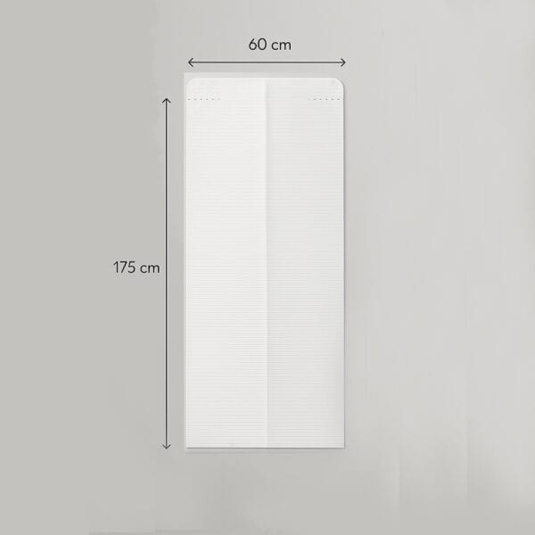 روکش نایلونی صندلی دندانپزشکی برند دنتوپلاست با ابعاد ۶۰×۱۷۵، تولید شده از مواد اولیه نو بدون افزودنی