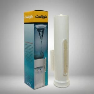 جالیوانی لیوان یکبار مصرف برند دنتوپلاست برای لیوان یکبار مصرف با قابلیت نصب تسمه‌ای و پیچی