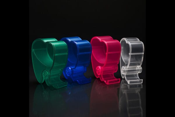 جا رول پنبه دندانپزشکی طرح دندان شفاف در چهار رنگ