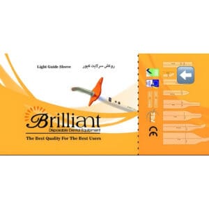 روکش سر لایت کیور سرکج برلیانت 50 عددی برای محافظت از دستگاه لایت کیور در برابر آلودگی‌های محیطی در درمان‌های دندانپزشکی.