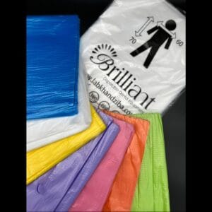 بسته 50 عددی پیشبند نایلونی برلیان با جنس مقاوم و کش نرم برای استفاده پزشکی.