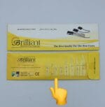 روکش یکبارمصرف سنسور دندانپزشکی برلیانت 50 عددی برای سنسور RVG، طراحی‌شده برای محافظت از تجهیزات تصویربرداری دندانپزشکی.