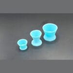 گوده سیلیکونی دندانپزشکی سه سایز برای استفاده حرفه‌ای.