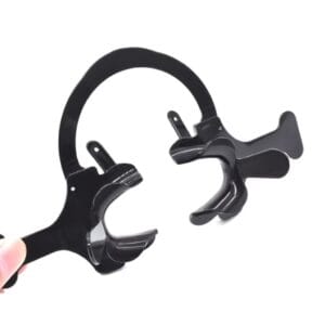 دهان بازکن دو طرفه دسته‌دار برای معاینات دندانپزشکی