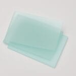 بلوک شیشه‌ ای دندانپزشکی شفاف و مقاوم برای مخلوط کردن آمالگام و رزین در کلینیک‌ها