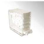 جارول پنبه فشاری دندانپزشکی با طراحی شفاف و مکانیزم فشاری برای دسترسی آسان