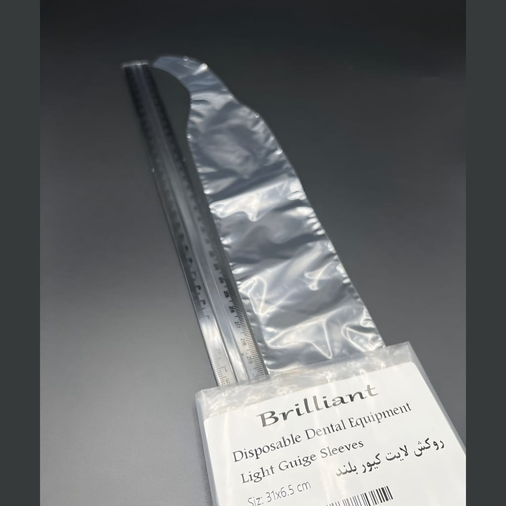 روکش لایت کیور بلند 50 عددی روکش لایت کیور بلند 50 عددی برای محافظت از تجهیزات دندانپزشکی.