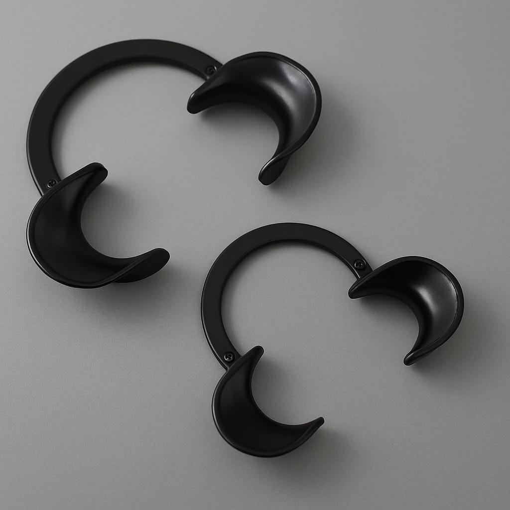 دهان بازکن نعلی کنتراستر مشکی در دو سایز برای دندانپزشکی دهان بازکن نعلی کنتراستر مشکی در دو سایز برای معاینات و جراحیهای دندانپزشکی.