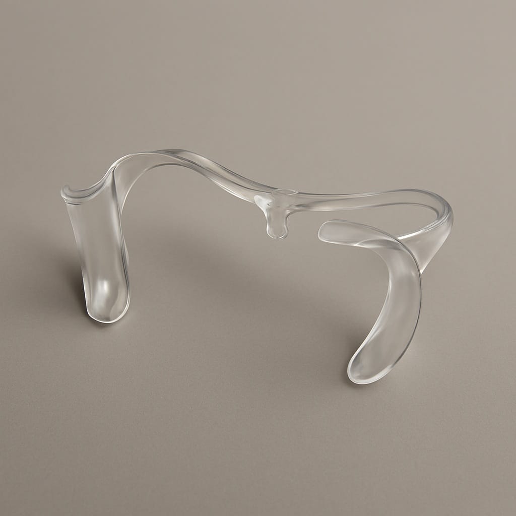 دهان بازکن زبان گیر شفاف برای معاینات پزشکی دهان بازکن زبان گیر شفاف، ابزار پزشکی برای معاینات دهان و جراحیها