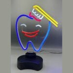 تابلوی نئون طرح دندان - Image 2