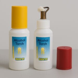 تورچ الکلی پلاستیکی تکسان با طراحی مقاوم برای فستونینگ و وکساپ در لابراتوارهای دندانسازی