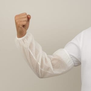 روکش آستین الیافی بهداشتی برای محافظت از لباس در محیط‌های پزشکی