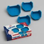 بسته 10 عددی کست لاستیکی آبی تکسان برای قالب‌گیری دندان