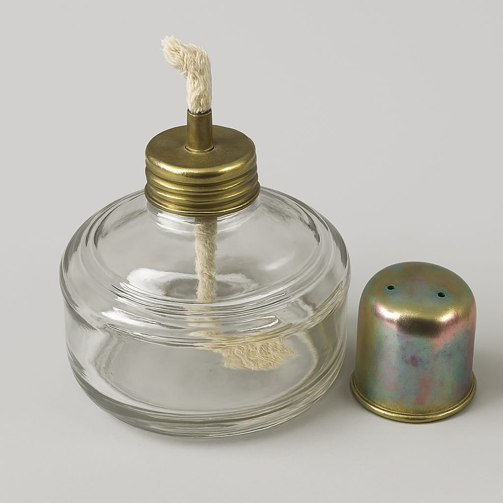 چراغ الکلی شیشه ای 100 میلیلیتر چراغ الکلی شیشه ای تکسان 100 میلیلیتر برای استریلسازی و گرمایش