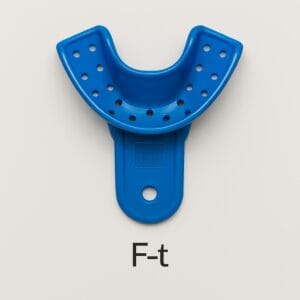 تری با دندان بالدار قدامی تکسان - ابزار دندانپزشکی یکبار مصرف برای قالب‌گیری ناحیه قدامی با دقت بالا.