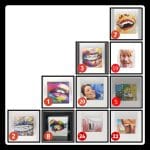 مجموعه تابلوهای تزیینی برای دکوراسیون مطب دندانپزشکی