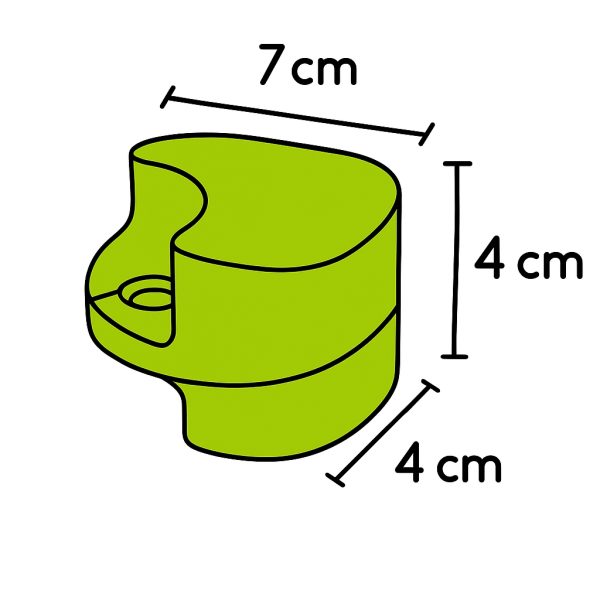 جای پلاک ارتودنسی بزرگ 200 عددی