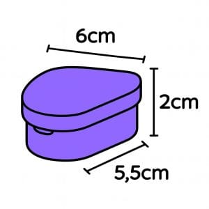 جای پلاک ارتودنسی کوچک
