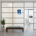 ساعت دیواری طرح دندان