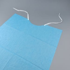 پیش بند 2لایه نم گیر بنددار با جذب 2 برابری برای دندانپزشکی.