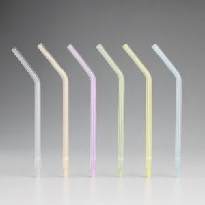 سر پوآر یکبارمصرف دنتوپلاست – رنگی، قابل تعویض با تیپ سرنگ فلزی