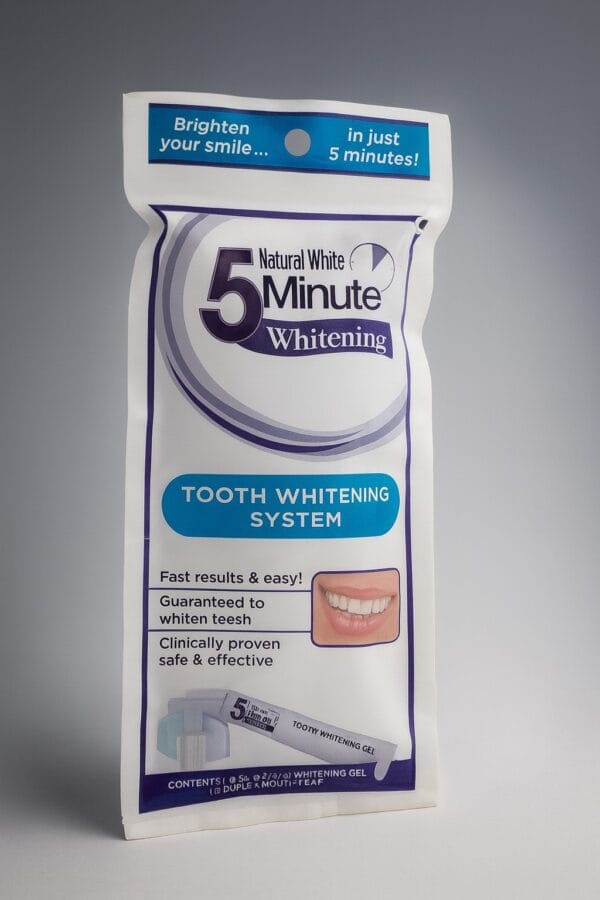 Natural White 5 Minute Whitening Gel – ژل سفیدکننده سریع دندان با قالب دهانی